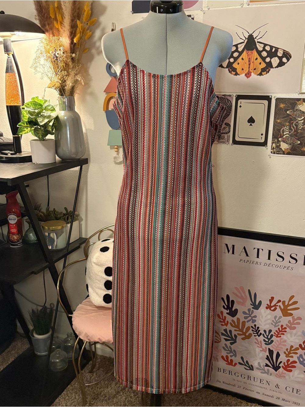 Sam Edelman Macramé Stripe Dress – Size 4